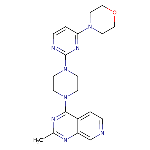 4-[2-(4-{2-methylpyrido[3,4-d]pyrimidin-4-yl}piperazin-1-yl)pyrimidin-4-yl]morpholine