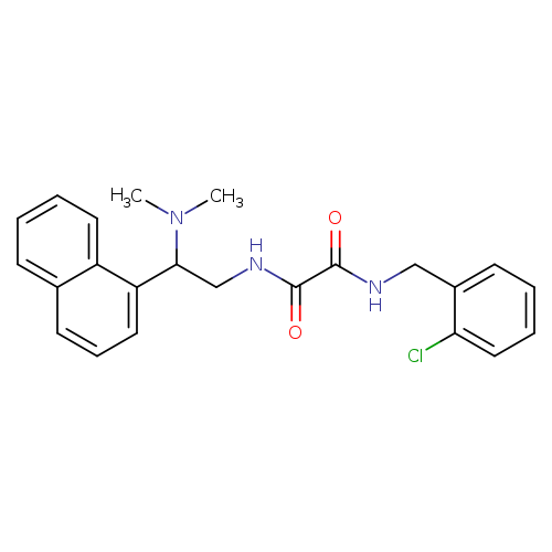 N'-[(2-chlorophenyl)methyl]-N-[2-(dimethylamino)-2-(naphthalen-1-yl)ethyl]ethanediamide