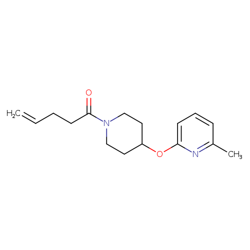 1-{4-[(6-methylpyridin-2-yl)oxy]piperidin-1-yl}pent-4-en-1-one