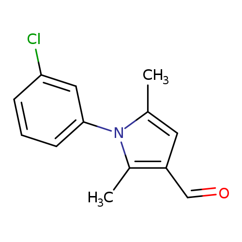 1-(3-Chlorophenyl)-2,5-dimethyl-1H-pyrrole-3-carbaldehyde