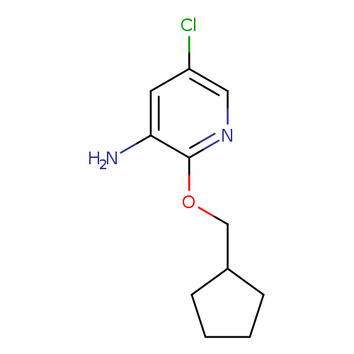 5-Chloro-2-(cyclopentylmethoxy)pyridin-3-amine