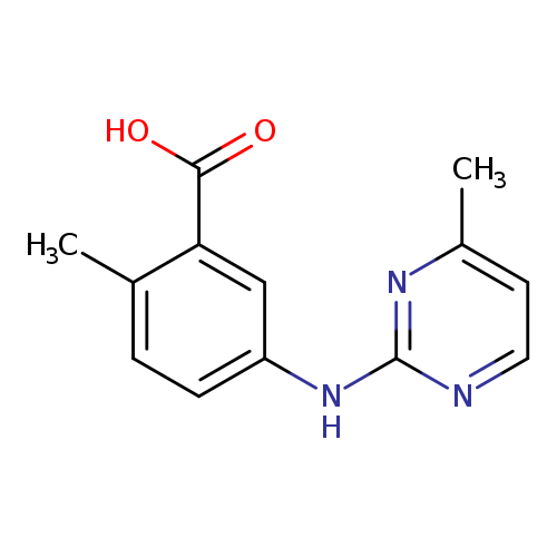 2-methyl-5-[(4-methylpyrimidin-2-yl)amino]benzoic acid