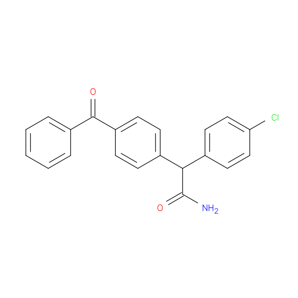 2-(4-benzoylphenyl)-2-(4-chlorophenyl)acetamide
