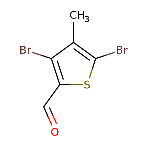 3,5-dibromo-4-methylthiophene-2-carbaldehyde