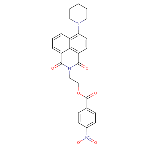 2-[2,4-dioxo-8-(piperidin-1-yl)-3-azatricyclo[7.3.1.0^{5,13}]trideca-1(13),5,7,9,11-pentaen-3-yl]ethyl 4-nitrobenzoate