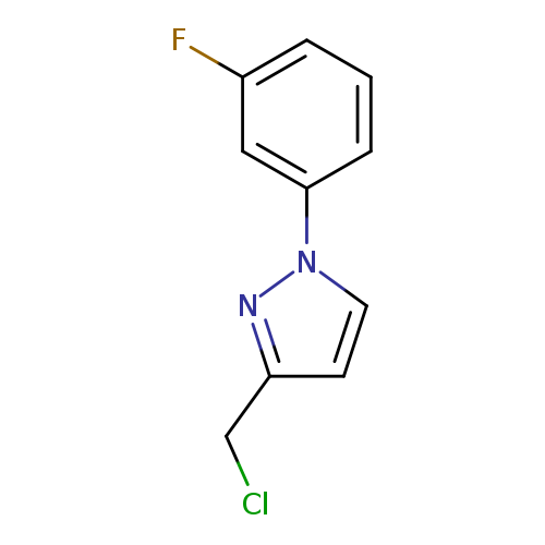 3-(Chloromethyl)-1-(3-fluorophenyl)-1h-pyrazole