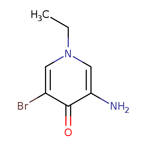 3-amino-5-bromo-1-ethyl-1,4-dihydropyridin-4-one