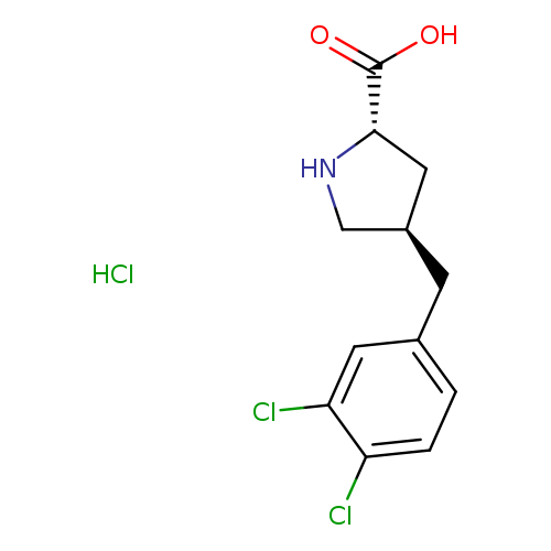 (2S,4R)-4-(3,4-Dichlorobenzyl)pyrrolidine-2-carboxylic acid hydrochloride