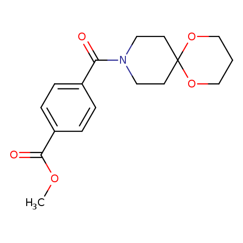 methyl 4-{1,5-dioxa-9-azaspiro[5.5]undecane-9-carbonyl}benzoate