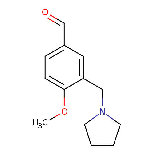 4-Methoxy-3-(pyrrolidin-1-ylmethyl)benzaldehyde