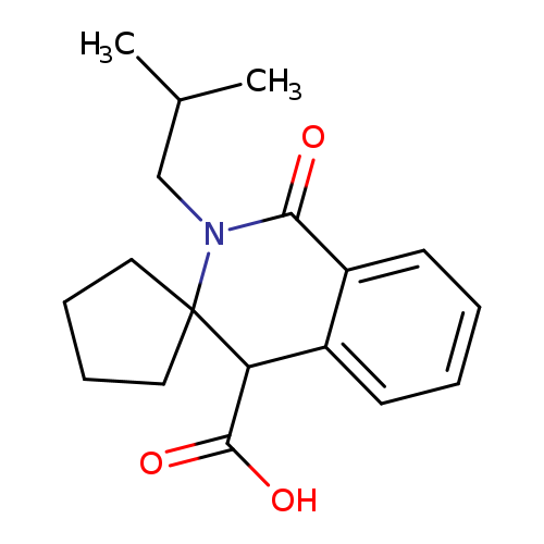 2'-Isobutyl-1'-oxo-1',4'-dihydro-2'h-spiro[cyclopentane-1,3'-isoquinoline]-4'-carboxylic acid