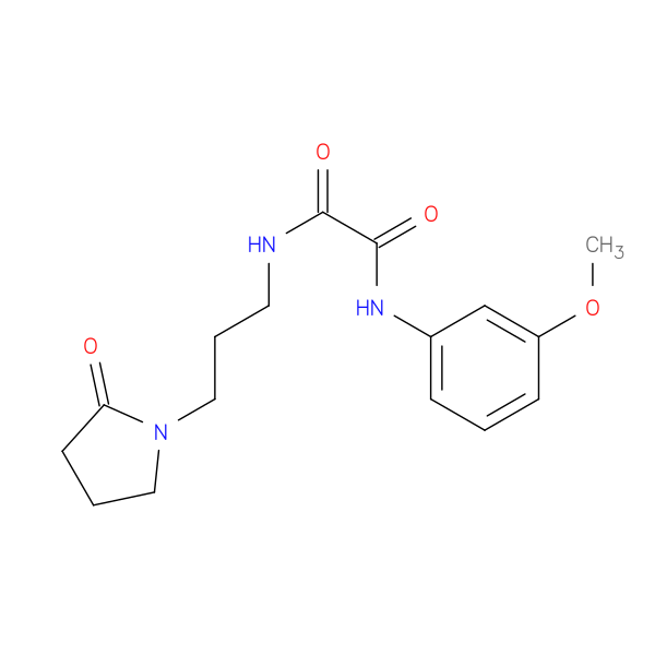 N'-(3-methoxyphenyl)-N-[3-(2-oxopyrrolidin-1-yl)propyl]ethanediamide