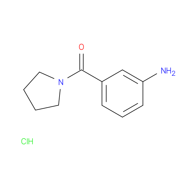 3-(1-pyrrolidinylcarbonyl)aniline hydrochloride