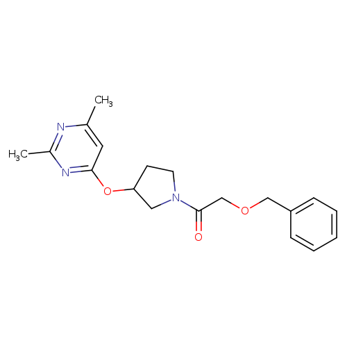 2-(benzyloxy)-1-{3-[(2,6-dimethylpyrimidin-4-yl)oxy]pyrrolidin-1-yl}ethan-1-one