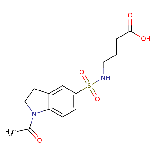 4-([(1-Acetyl-2,3-dihydro-1h-indol-5-yl)sulfonyl]amino)butanoic acid