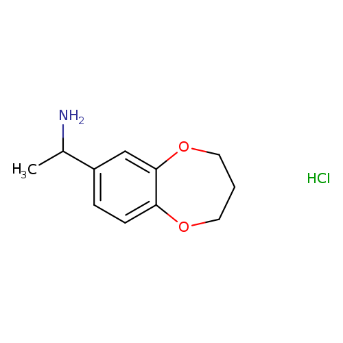 1-(3,4-dihydro-2H-1,5-benzodioxepin-7-yl)ethan-1-amine hydrochloride