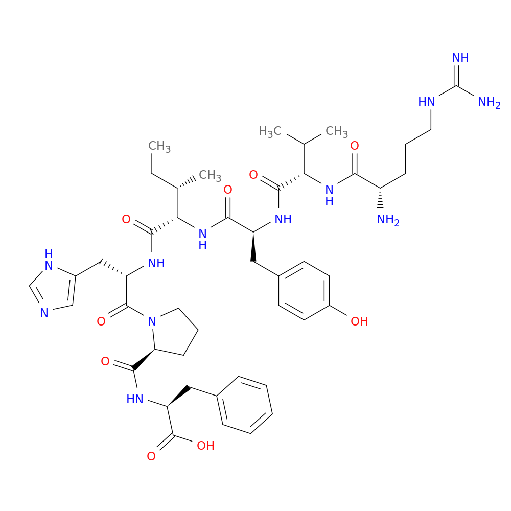Angiotensin III H-Arg-Val-Tyr-Ile-His-Pro-Phe-OH