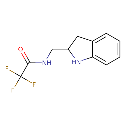 N-[(2,3-dihydro-1H-indol-2-yl)methyl]-2,2,2-trifluoroacetamide