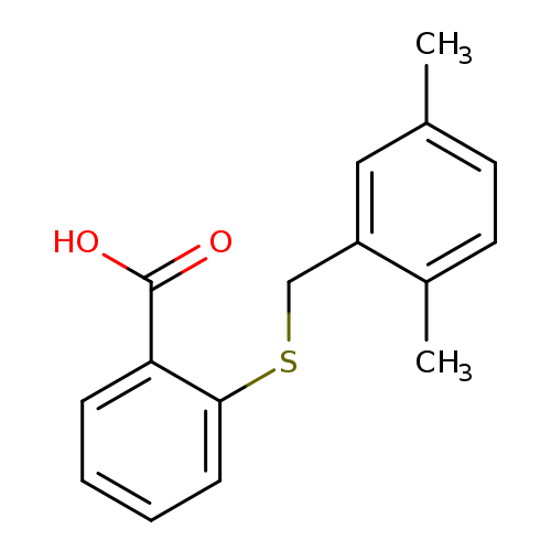 2-{[(2,5-dimethylphenyl)methyl]sulfanyl}benzoic acid