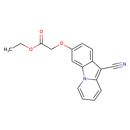 ethyl 2-({10-cyanopyrido[1,2-a]indol-3-yl}oxy)acetate