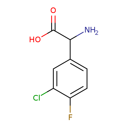 Benzeneacetic acid, α-amino-3-chloro-4-fluoro-