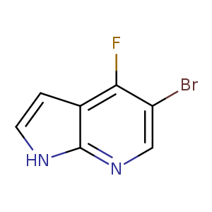 1H-Pyrrolo[2,3-b]pyridine, 5-bromo-4-fluoro-
