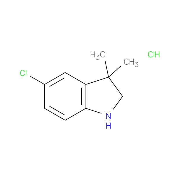 5-chloro-3,3-dimethyl-2,3-dihydro-1H-indole hydrochloride