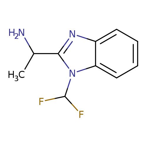 1-[1-(difluoromethyl)-1H-1,3-benzodiazol-2-yl]ethan-1-amine