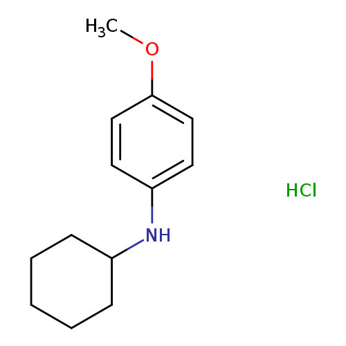 N-cyclohexyl-4-methoxyaniline hydrochloride