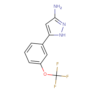 5-[3-(trifluoromethoxy)phenyl]-1H-pyrazol-3-amine
