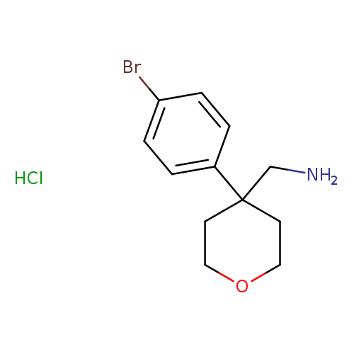 1-[4-(4-bromophenyl)oxan-4-yl]methanamine hydrochloride