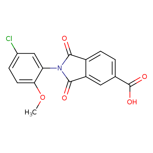 2-(5-Chloro-2-methoxyphenyl)-1,3-dioxoisoindoline-5-carboxylic acid