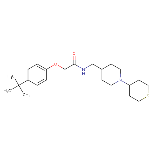 2-(4-tert-butylphenoxy)-N-{[1-(thian-4-yl)piperidin-4-yl]methyl}acetamide