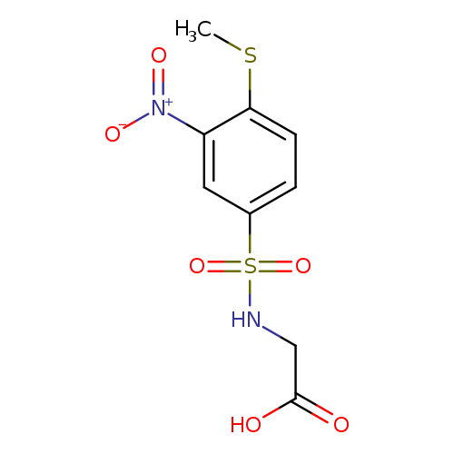 2-[4-(methylsulfanyl)-3-nitrobenzenesulfonamido]acetic acid