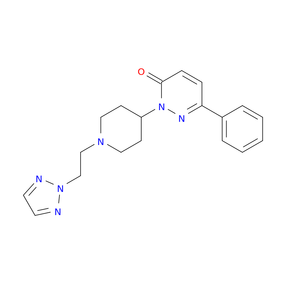 6-phenyl-2-{1-[2-(2H-1,2,3-triazol-2-yl)ethyl]piperidin-4-yl}-2,3-dihydropyridazin-3-one
