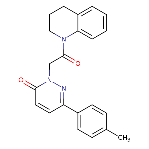 6-(4-methylphenyl)-2-[2-oxo-2-(1,2,3,4-tetrahydroquinolin-1-yl)ethyl]-2,3-dihydropyridazin-3-one