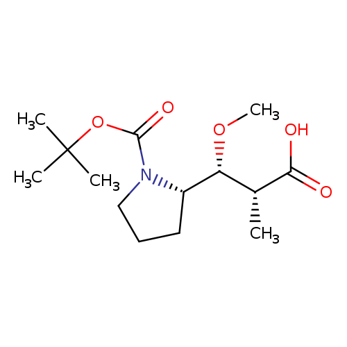 (2R,3R)-3-((S)-1-(tert-Butoxycarbonyl)pyrrolidin-2-yl)-3-methoxy-2-methylpropanoic acid