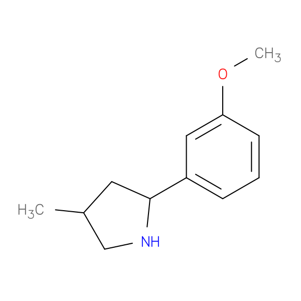 2-(3-methoxyphenyl)-4-methylpyrrolidine