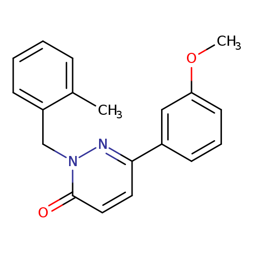 6-(3-methoxyphenyl)-2-[(2-methylphenyl)methyl]-2,3-dihydropyridazin-3-one