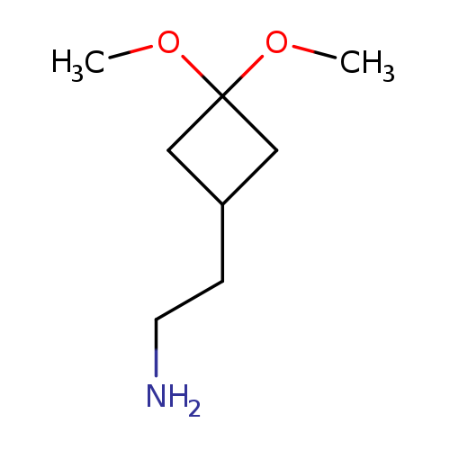 2-(3,3-dimethoxycyclobutyl)ethan-1-amine