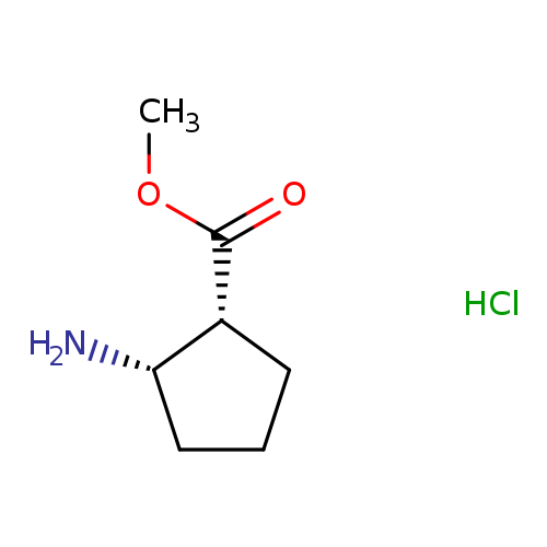 Cyclopentanecarboxylic acid, 2-amino-, methyl ester, hydrochloride (1:1), (1R,2S)-rel-