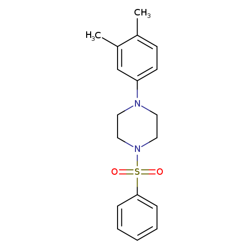1-(3,4-dimethylphenyl)-4-(phenylsulfonyl)piperazine