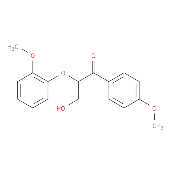3-hydroxy-2-(2-methoxyphenoxy)-1-(4-methoxyphenyl)propan-1-one