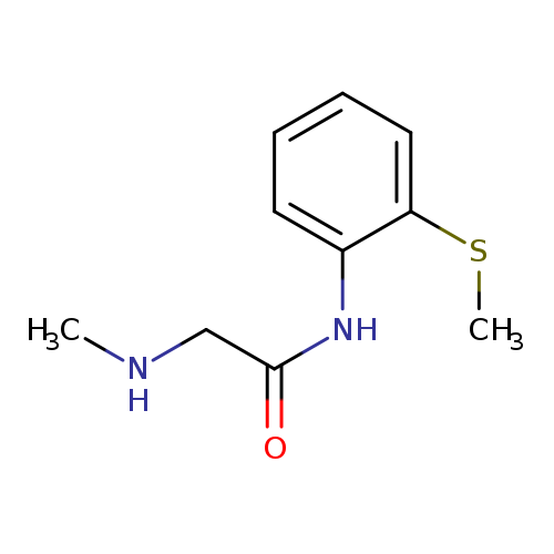 2-(methylamino)-N-[2-(methylsulfanyl)phenyl]acetamide