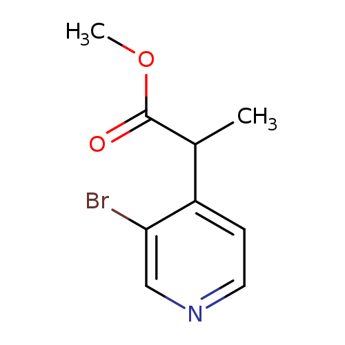 methyl 2-(3-bromopyridin-4-yl)propanoate