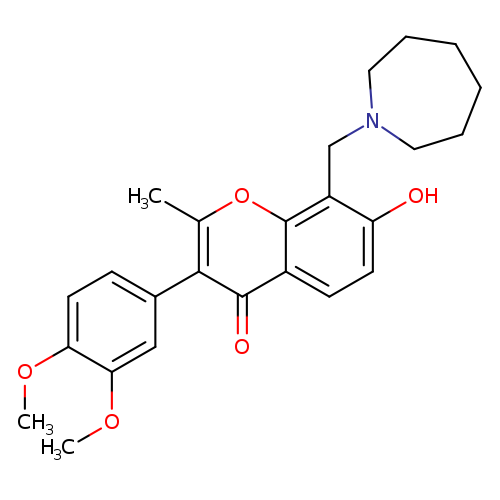 8-[(azepan-1-yl)methyl]-3-(3,4-dimethoxyphenyl)-7-hydroxy-2-methyl-4H-chromen-4-one