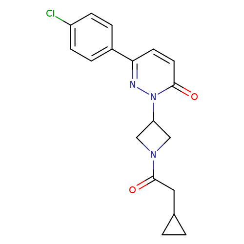 6-(4-chlorophenyl)-2-[1-(2-cyclopropylacetyl)azetidin-3-yl]-2,3-dihydropyridazin-3-one