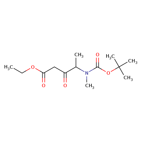 ethyl 4-{[(tert-butoxy)carbonyl](methyl)amino}-3-oxopentanoate