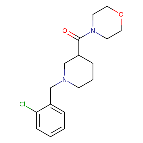 4-{1-[(2-chlorophenyl)methyl]piperidine-3-carbonyl}morpholine