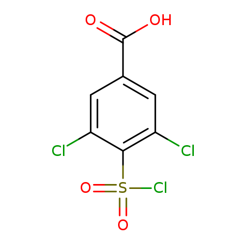 3,5-dichloro-4-(chlorosulfonyl)benzoicacid